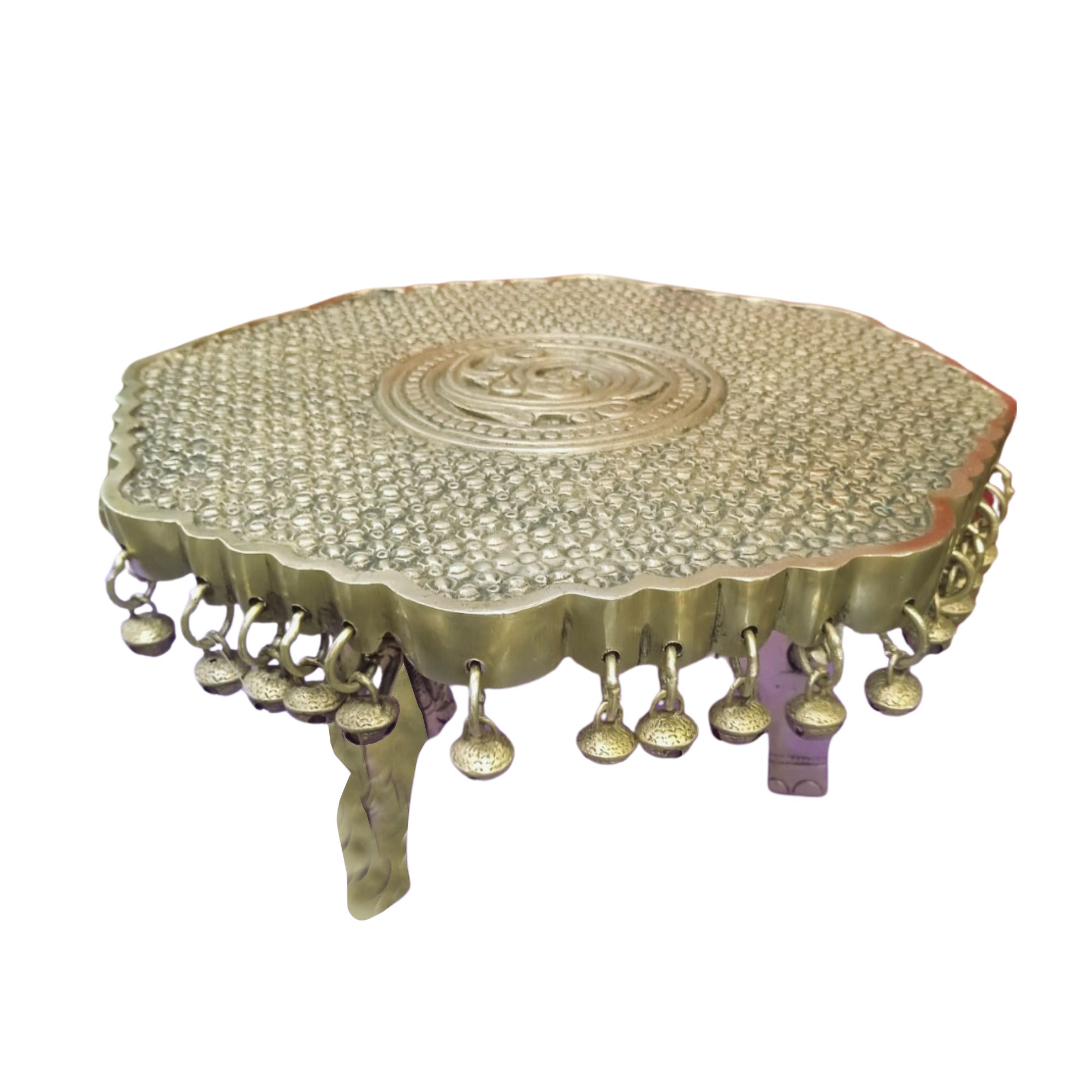 Bajoth Pooja Chowki Exquisite Designs At Kapasi Handicrafts