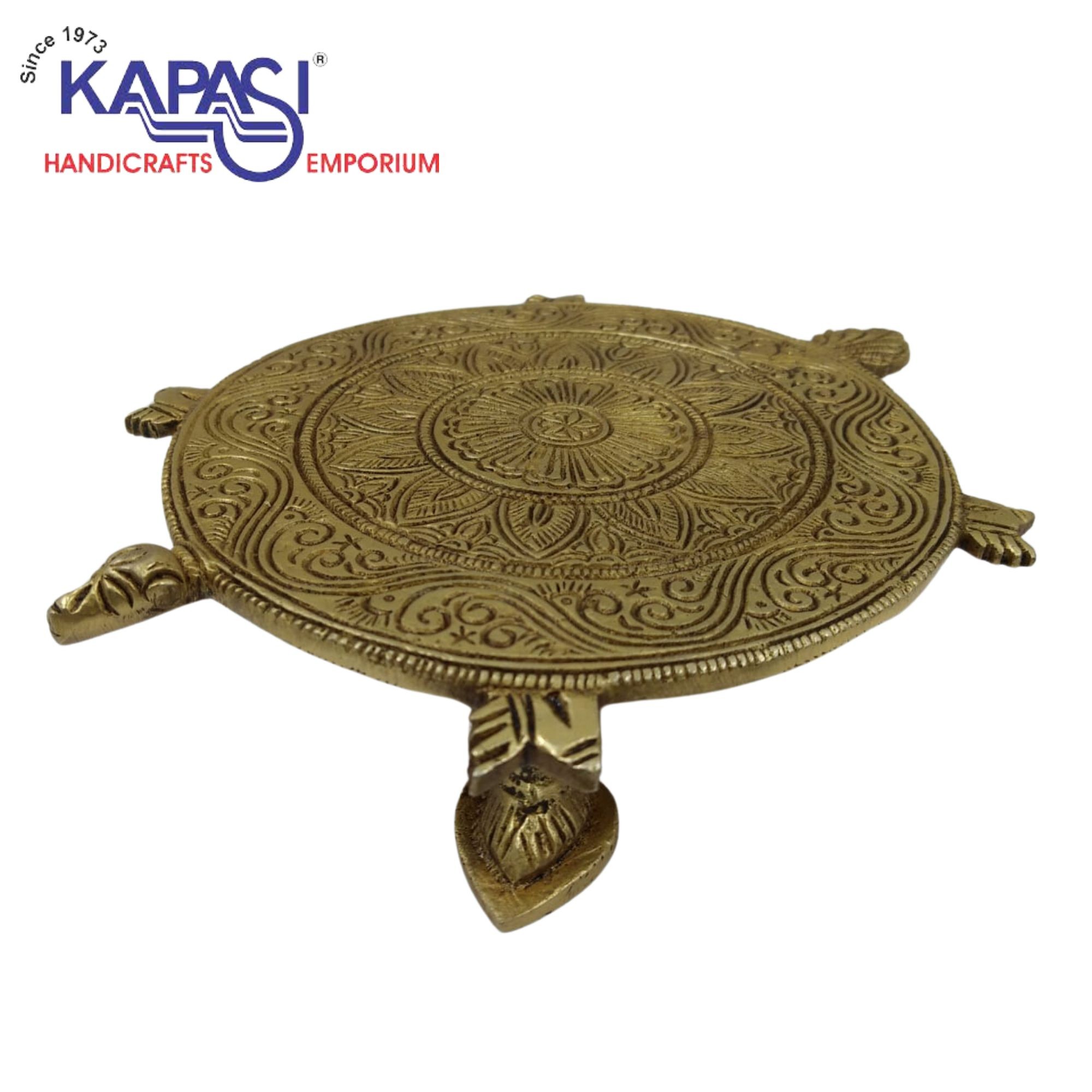 Bajoth Pooja Chowki Exquisite Designs At Kapasi Handicrafts